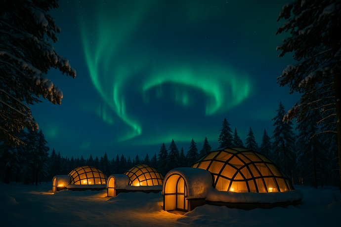 住在极光下的夜晚｜芬兰玻璃屋住宿全攻略（价格、预订、房型比较）