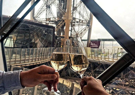 Paris Eiffel Tower Champagne Lunch + Seine River Cruise + Hop-On Hop-Off Bus City Tour, Including Eurostar Train Tickets | Roundtrip from London (Second Reconfirmation Required) 